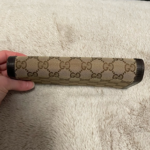 EUC Gucci Double GG Sukey Continental Long Wallet w/signature GG Supreme canvas - Picture 7 of 16